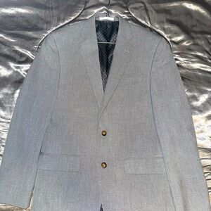 Men's Gray/Silver Blazer